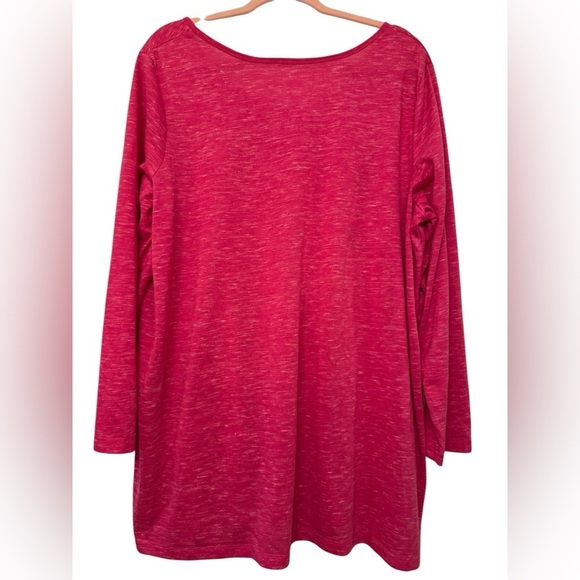 Woman Within Long Sleeve Tunic Tee 22/24 - Picture 2 of 7